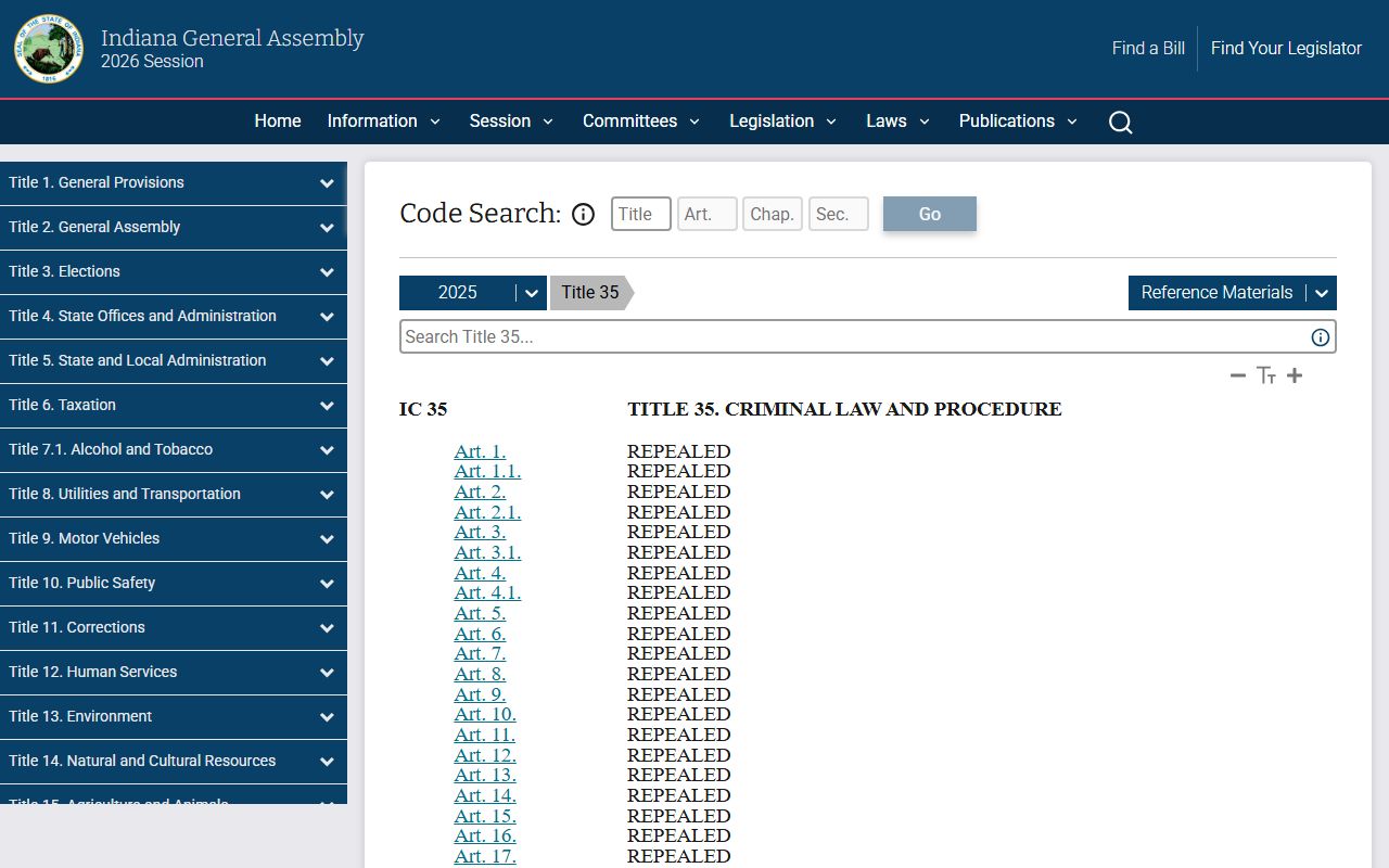 Spencer County arrest records Indiana criminal law source